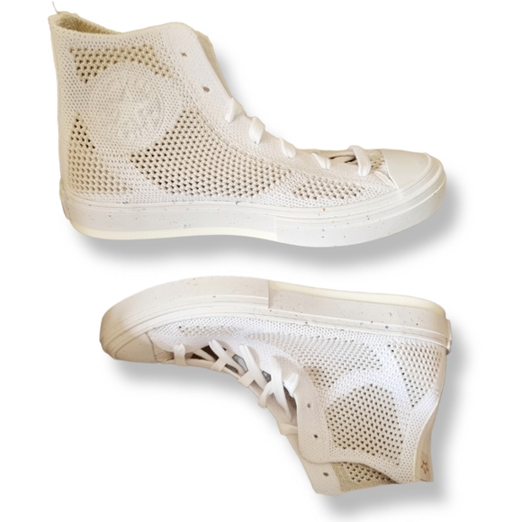 Converse Chuck 70 High Redux in White/natural Ivory/cyber Mango - Picture 11 of 12